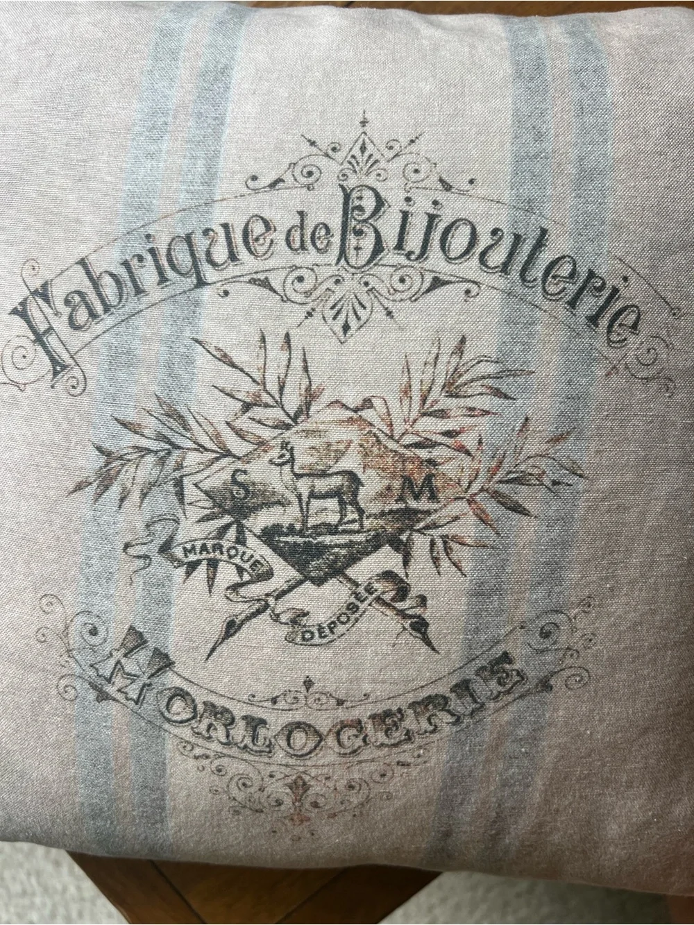 Rustic French Farmhouse Pillow by Artanlei